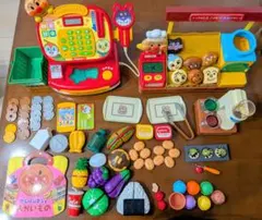 アンパンマン レジスター おもちゃセット　パン屋さん　知育玩具　ベーカリー