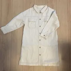 【チャオパニックティピー】デニムロングシャツ　ワンピース