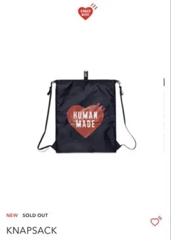◎HUMAN MADE☆ KNAPSACK ☆ネイビー☆ - メルカリ