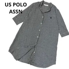 U.S. POLO ASSN. ラルフローレン　チェック柄 シャツワンピース Ｌ