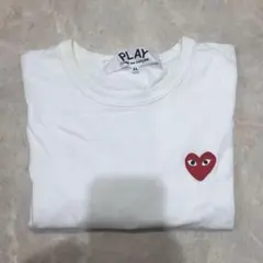 [値下げ]PLAYコムデギャルソン Tシャツ XL