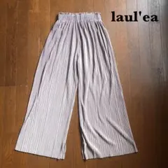 laulea アコーディオンプリーツワイドパンツ フルレングス