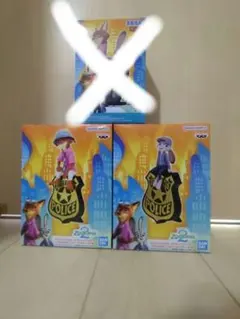 ズートピア2 フィギュア　 ニックワイルド ジュディホップス 2体セット