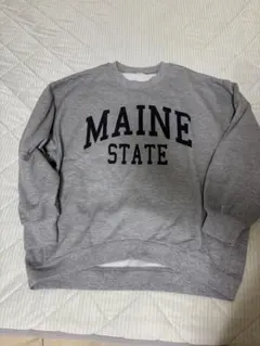 coca MAINE STATE ロゴプリント スウェット グレー M