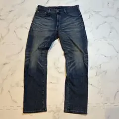 ✨美品✨エドウィンジャージーズJMH32ストレッチデニム青　ヒゲL　fj521