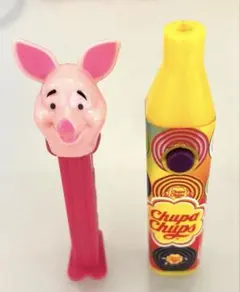 【非売品　レトロ 】チュッパチャプス 電動ホルダー ＆ PEZ ピグレットのサムネイル