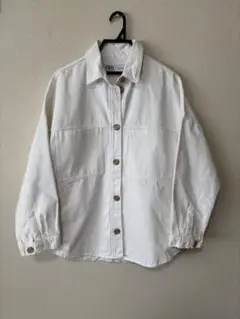 ZARA ホワイト デニムジャケット