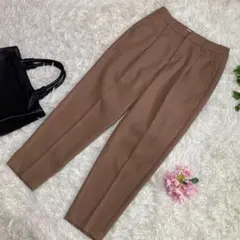 極美品　ランバンオンブルー　スラックス　ベージュ　日本製　38 Mサイズ