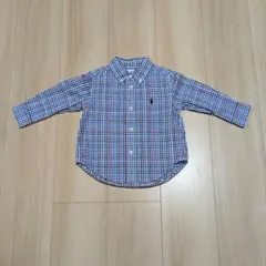 Ralph Lauren ラルフローレン18M チェック柄長袖シャツ　85cm