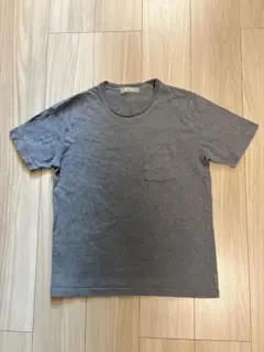 nano universe ポケットTシャツ グレー Sサイズ メンズ