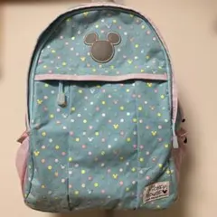 ミッキーマウス ドット柄リュック