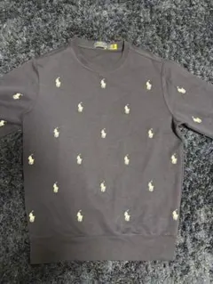 [美品]Polo Ralph Lauren 総柄 ポニー刺繍 スウェットのサムネイル