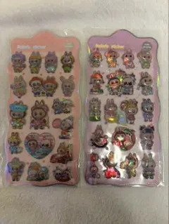 新品未開封 ラブブ　　 ボンボンドロップシール オーロラシール 2枚セット