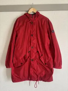 POLO RALPH LAUREN フーデッド ナイロン モッズコート 赤