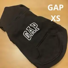 GAPロゴ　犬用フード付きパーカー　XS