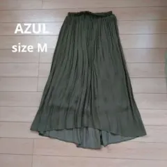 オリーブ色 プリーツスカート Mサイズのサムネイル