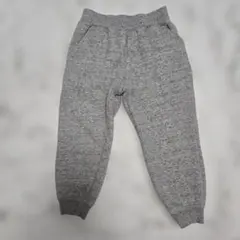 UNIQLO ユニクロキッズ ボアスウェットパンツ グレー　110