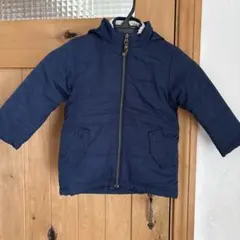 moujonjonフード付きネイビージャケット