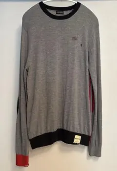 《送料込》NAPAPIJRI ナパピリ　ニット ウール混セーター グレー