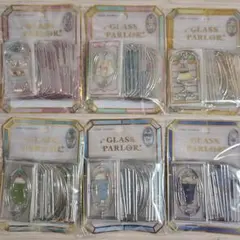 クーリア グラスパーラー 6種 クリアステッカー セット