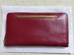 FOSSIL 長財布 ラウンドファスナー ボルドーのサムネイル