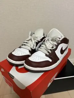【最安値】Nike Air Jordan 1 Low ブラウン/ホワイト