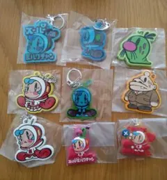 スーパーミルクチャン　キラキラアクリルキーホルダー、ラバーキーホルダー