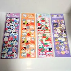 海外文具　動物キラキラシール　セット