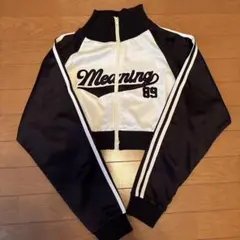 WE GO ショート丈トラックジャケット