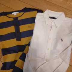 BURBERRY トップス150cm & RALPH LAUREN シャツ160