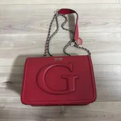 GUESS ショルダーバッグ レッド