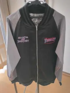 Thrasher スカジャン ブラック/グレーのサムネイル