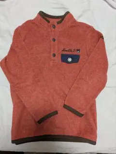 DOUBLE.B フリースジャケット 120 赤系