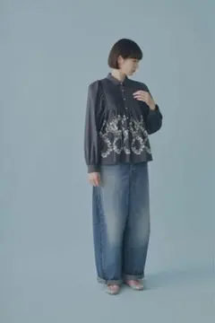 今季新品 ミナペルホネン light mist フレアスリーブブラウス - メルカリ