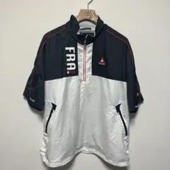 ルコックゴルフ ハーフジップ 半袖 LL ゴルフウエア メンズ
