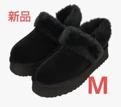 ORiental TRaffic 厚底ムートン2wayサンダル　ブラック　新品