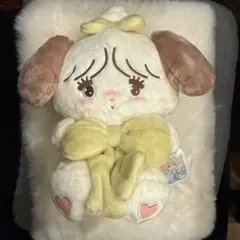 mikko　characters　 抱きしめおリボンぬいぐるみ　スフレ