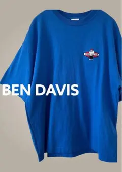BEN DAVIS Tシャツ 半袖　青　ブルー　オーバーサイズTシャツ　M