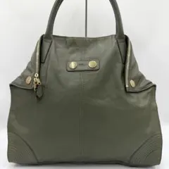 【美品】アレキサンダーマックイーン デマンタ トートバッグ ロゴ レザー カーキ 2026年最新】ALEXANDER McQUEEN トートバッグの人気アイテム - メルカリ