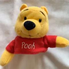 プーさん ぬいぐるみ　指人形　タオル掛け