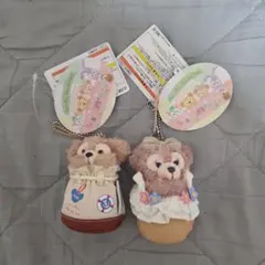 Duffy and Friends ぬいぐるみバッジ 2点セットのサムネイル