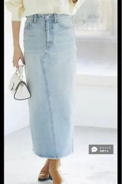 リブドロワ　MONNデニムスカート　38