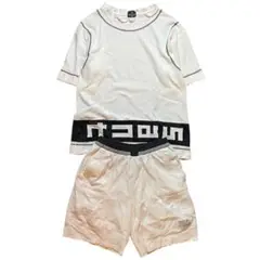 santaf サンタフェ　ホワイト Tシャツ ショーツ セットアップ
