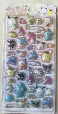 【正規品】うるちゅるポップシール　サンリオ　　　集合　オールスター　即日配送