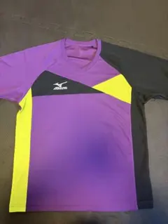 Mizuno 卓球 半袖ウェア 紫/黒/黄