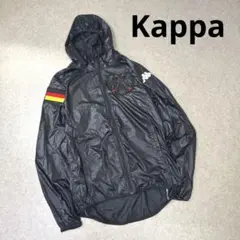 Kappa カッパ ナイロンジャケット ジップアップ フード付き ワッペンロゴ