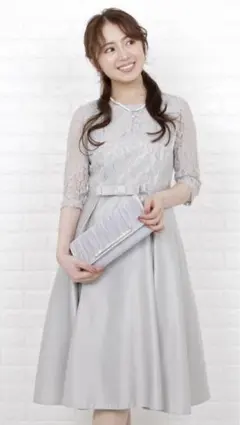 パーティードレス　ワンピース　グレー　▲値下げ中▲