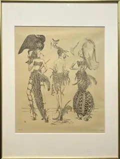 【honeybunny】金子國義　「お嬢さん」リトグラフ honeybunny様専用】金子國義 「お嬢さん」リトグラフ - メルカリ