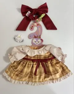 ダッフィーフレンズ　ハートフェルトストロベリーギフト　コスチューム　ステラルー
