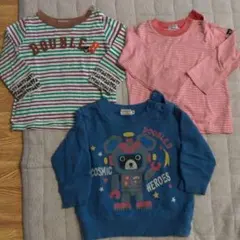 DOUBLE.B MIKIHOUSE ロンT  トレーナー 3点セット 80